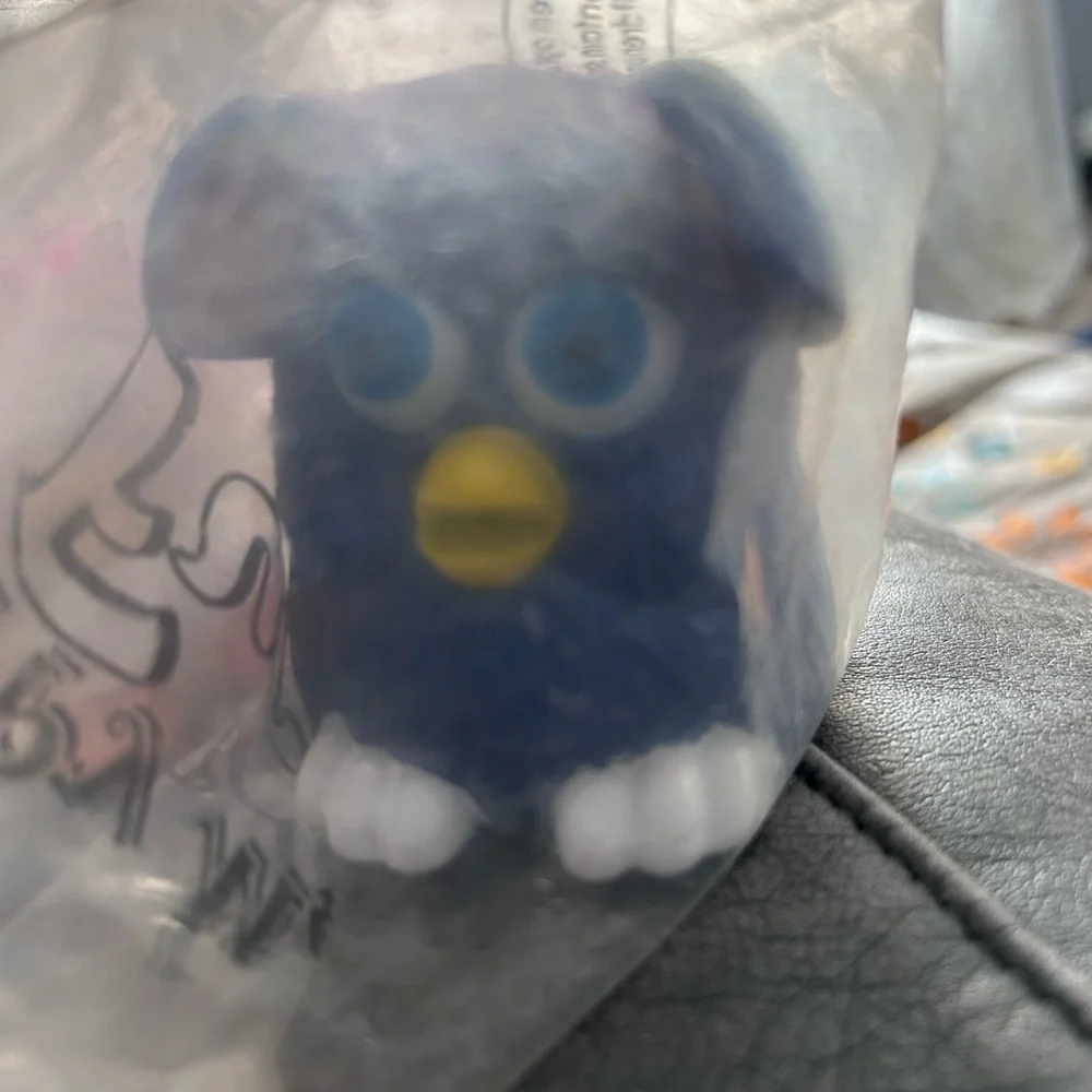 2 pcs Vintage McDonald's Happy Meal Furby Toy in original packaging.
